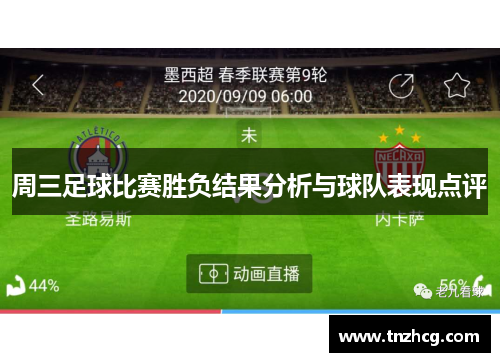 周三足球比赛胜负结果分析与球队表现点评