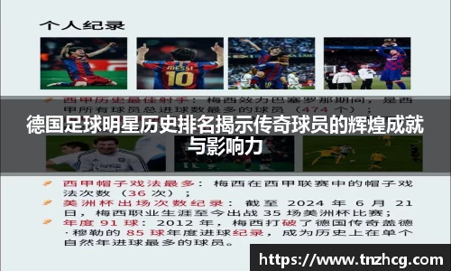 德国足球明星历史排名揭示传奇球员的辉煌成就与影响力